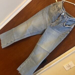 Zara women Classic Blue Straight Jeans